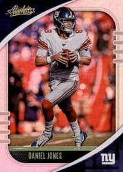 2020 Panini Absolute Base Set Daniel Jones #11 card