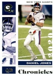 2020 Panini Chronicles Base Set Daniel Jones #70 card