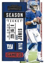 2020 Panini Contenders Base Set Daniel Jones #36 card