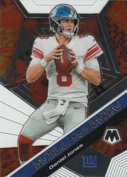 2020 Panini Mosaic Will to Win Daniel Jones #WW6 card