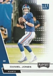 2020 Panini Playoff Base Set Daniel Jones #189 card