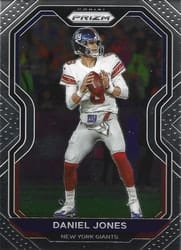 2020 Panini Prizm Base Set Daniel Jones #158 card
