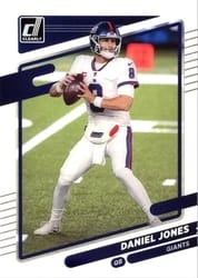 2021 Clearly Donruss Base Set Daniel Jones #36 card