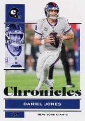 2021 Panini Chronicles Base Set Daniel Jones #65 card
