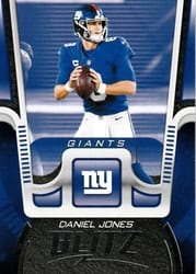 2021 Panini Playbook Blitz Daniel Jones #BTZ-DJO card