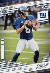 2021 Panini Prestige Base Set Daniel Jones #61 card