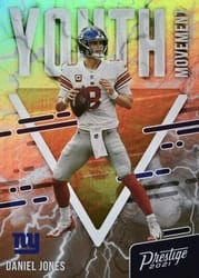 2021 Panini Prestige Youth Movement Daniel Jones #YM-20 card
