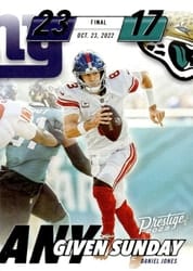 2023 Panini Prestige Any Given Sunday Daniel Jones #7 card