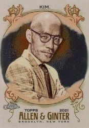 2021 Topps Allen & Ginter Chrome Base Set Daniel Kim #222 card