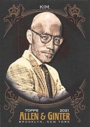 2021 Topps Allen & Ginter X Base Set Daniel Kim #222 card