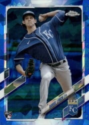 2021 Topps Chrome Update Sapphire Edition Base Set Daniel Lynch #US153 card