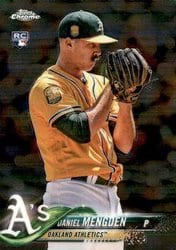 2018 Topps Chrome Update Base Set Daniel Mengden #HMT6 card