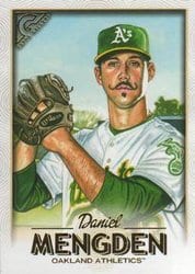 2018 Topps Gallery Base Set Daniel Mengden #49 card