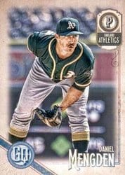 2018 Topps Gypsy Queen Base Set Daniel Mengden #293 card