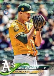 2018 Topps Update Base Set Daniel Mengden #US88 card