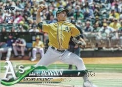 2018 Topps Update Base Set Daniel Mengden #US88b card