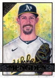 2020 Topps Gallery Base Set Daniel Mengden #117 card
