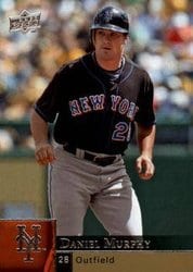 2009 Upper Deck Base Set Daniel Murphy #240 card
