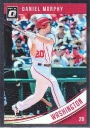 2018 Donruss Optic Base Set Daniel Murphy #159 card