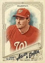 2018 Topps Allen & Ginter Base Set Daniel Murphy #64 card
