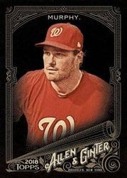 2018 Topps Allen & Ginter X Base Set Daniel Murphy #64 card