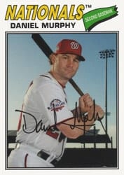 2018 Topps Archives Base Set Daniel Murphy #102 card