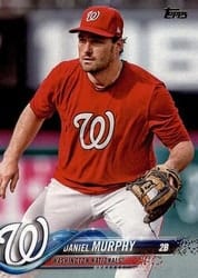 2018 Topps Base Set Daniel Murphy #105 card