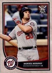 2018 Topps Big League Base Set Daniel Murphy #170 card