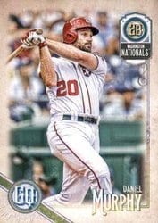 2018 Topps Gypsy Queen Base Set Daniel Murphy #242 card