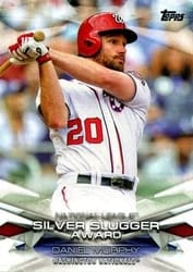 2018 Topps MLB Awards Daniel Murphy #MLBA-36 card
