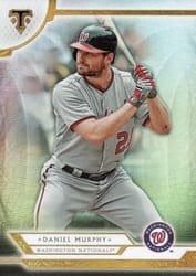 2018 Topps Triple Threads Base Set Daniel Murphy #60 card