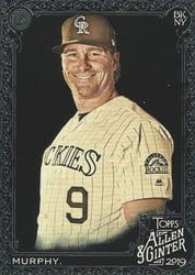 2019 Topps Allen & Ginter X Base Set Daniel Murphy #258 card