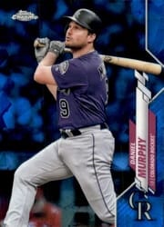 2020 Topps Chrome Sapphire Edition Base Set Daniel Murphy #116 card