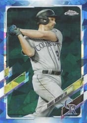 2021 Topps Chrome Sapphire Edition Base Set Daniel Murphy #129 card
