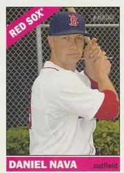 2015 Topps Heritage Base Set Daniel Nava #380 card