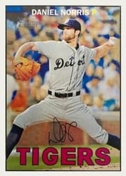 2016 Topps Heritage Base Set Daniel Norris #404b card