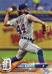 2018 Topps Base Set Daniel Norris #41 card