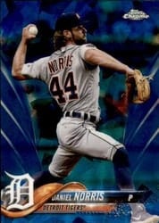 2018 Topps Chrome Sapphire Edition Base Set Daniel Norris #41 card