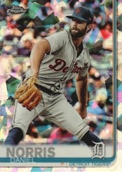 2019 Topps Chrome Sapphire Edition Base Set Daniel Norris #382 card