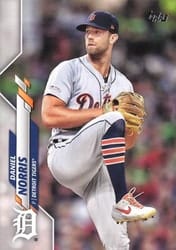 2020 Topps Base Set Daniel Norris #596 card