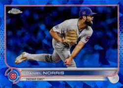 2022 Topps Chrome Update Sapphire Edition Base Set Daniel Norris #US143 card