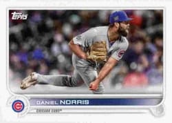 2022 Topps Mini Base Set Daniel Norris #US143 card