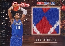 2020-21 Hoops Rookie Sweaters Daniel Oturu #RSW-DOT card