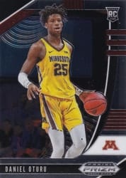 2020 Panini Prizm Draft Picks Base Set Daniel Oturu #73 card