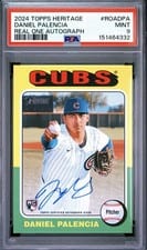 2024 Topps Heritage Real One Autograph Daniel Palencia #ROADPA card