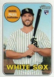2018 Topps Heritage Base Set Daniel Palka #693 card