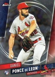 2019 Finest Base Set Daniel Ponce de Leon #118 card
