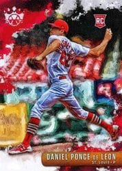 2019 Panini Diamond Kings Base Set Daniel Ponce de Leon #134 card