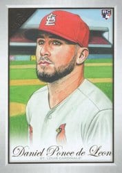 2019 Topps Gallery Base Set Daniel Ponce de Leon #34 card