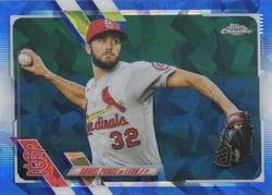 2021 Topps Chrome Update Sapphire Edition Base Set Daniel Ponce de Leon #US241 card
